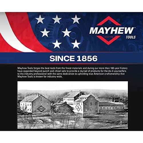 Mayhew Tools 21240 Metric Pin Punch, 1.5 mm x 4", Black Oxide Finish