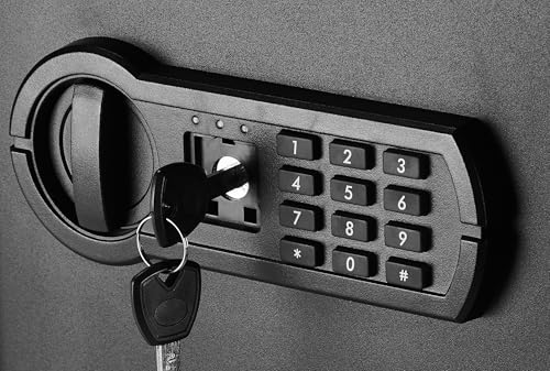 Amazon Basics 1.8 Cu Ft Steel Home Security Safe with Electronic Keypad Lock