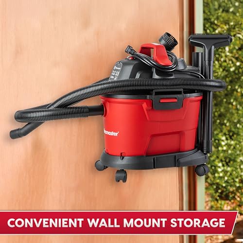 Vacmaster 3.2-Gallon Red Wet & Dry Vacuum Cleaner with 2.5 Peak HP