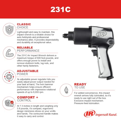 Ingersoll Rand 231C 1/2-Inch-Drive Air Impact Wrench