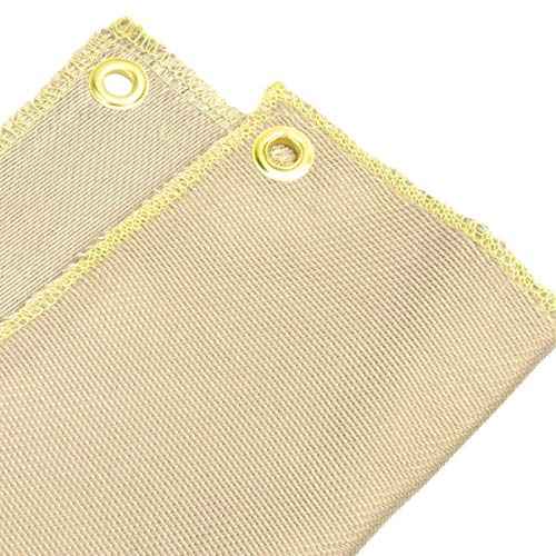 12 inches x 12 inches Heat Shield Welding Pad, Soldering Torch Flame Protector, High Temp Heat Resistant Cloth Fiberglass Mat