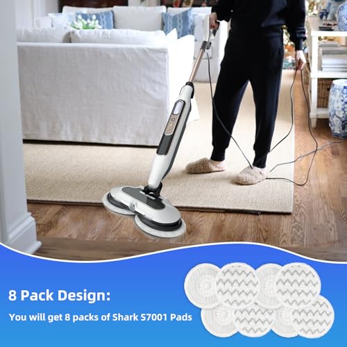 VIEWALL Steam Mop Pads Replacement for Shark S8000 S8001 S8002 S8200 S8200 – S7000/S8000 Variation Included