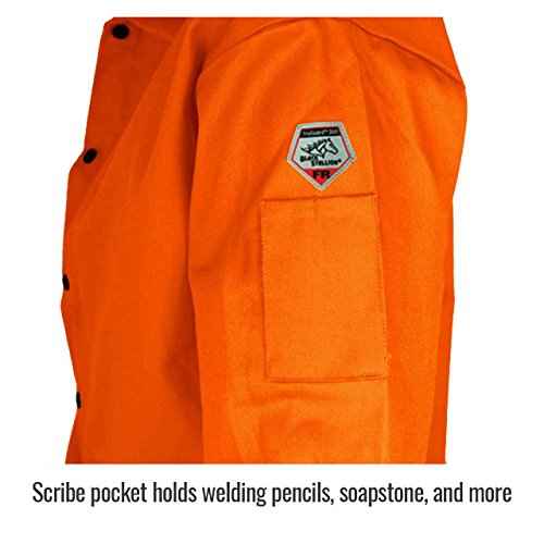 Revco FO9-30C-L Flame Resistant Cotton Welding Jacket, Large