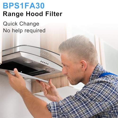 TOMOON 2 Pack BPS1FA30 Allure Range Hood Filter 30" Compatible, 99010299/99010305