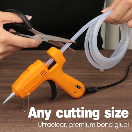 YesBes 10 Pack Mini Hot Glue Sticks 3ft x 0.27in for Glue Gun - Multi-Use Craft Adhesives