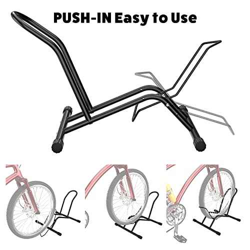UNITEDPOWER Bike Floor Stand, Adjustable Freestanding Bicycle Storage Parking Rack for Indoor, Outdoor 16''-29" Wheel Stand