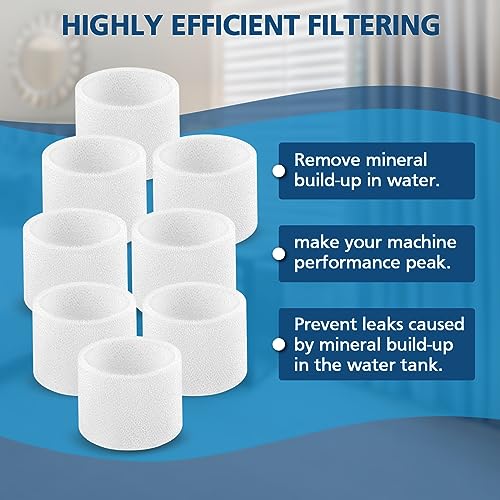 Beckacher 30-Pack Levoit Humidifier Filters for Classic160 Dual150 LV600S (Top Fill) Sponge Replacement