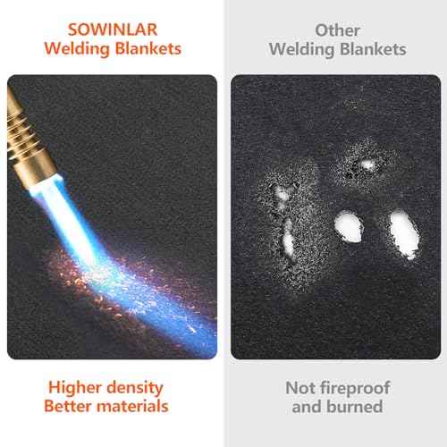 Welding Blanket Fireproof Mat,20" x 36"Heat Resistant Fabric 1800¡ÆF High Temp Insulation Pad,Welding Pad for Plumbing,Flame Retardant Protective Mat Soldering Welding (20" x 36"x 0.2"-1 pack)