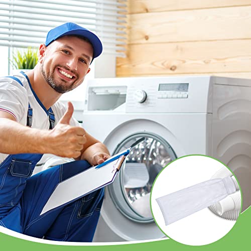 Shappy 24 Pack Washing Machine Lint Traps with Cable Ties (White) - Nylon Lint Catchers