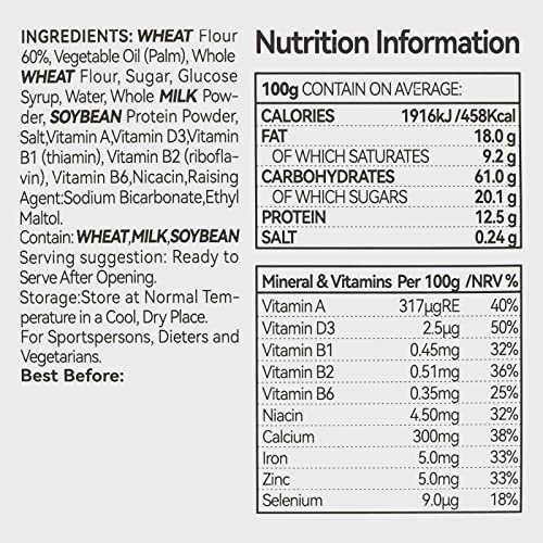 BDH Emergency Food Ration Bars - Original Flavor, 24-Hour Pack, 4 Bars