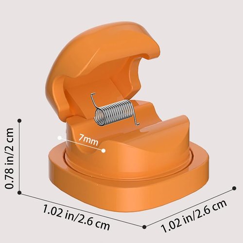 2025 Latest Rotating Cable Manager, 6 Pcs Cord Organizer Spring Cable Holder Clips - Desk Cable,360 Degree Rotation, Suitable for All Kinds of Desktops or Tile Walls (White)
