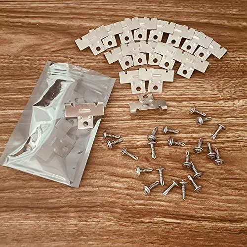 20 Pack Recessed Light Clips for Retrofit Canisters & Downlights – Torsion Spring Mounts