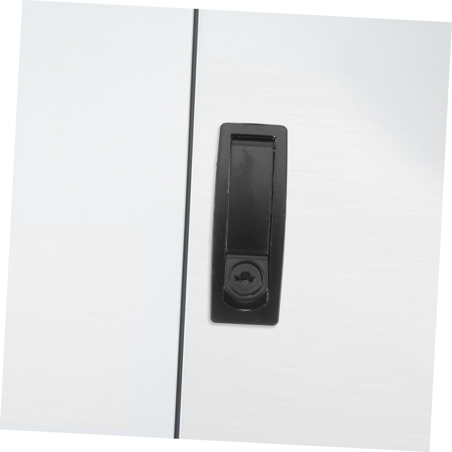 HOMSFOU 1set Electric Panel Door Lock Key Flat Bounce Design for Electrical Cabinet Distribution Box Machine Doors Effortless Exceptional Value