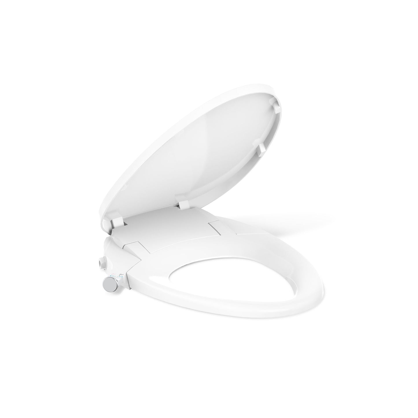 Kohler PureWash M300 Manual Elongated Bidet Toilet Seat, Chrome Handle, Quiet-Close Lid Prevents Slamming, Toilet Bidet, Easy Installation with Quick-Release Hinges, Self-Cleaning Wand