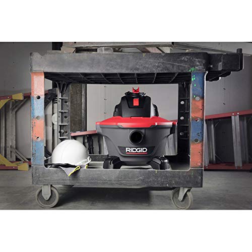 RIDGID RT0600 NXT 6-Gallon Wet Dry Shop Vacuum with Casters, 4.25 Peak HP, Pro Locking Hose - Vacuum Cleaner