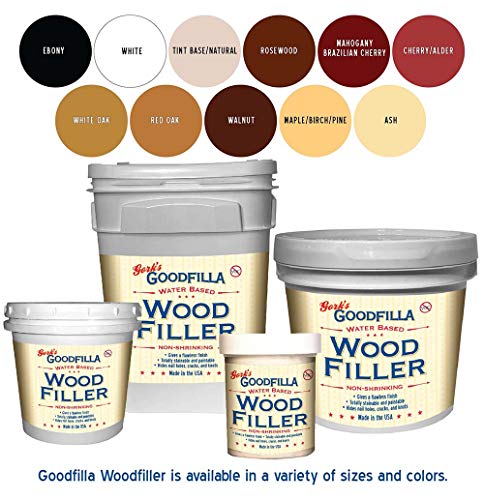 Goodfilla Wood Grain Filler White Oak 8 oz Professional Quality