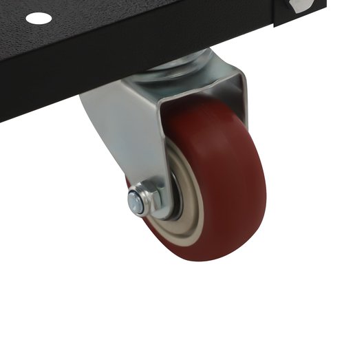 Rolling Planer Stand - 550 Lbs Load Capacity Tool Stand with Wheels, Height Adjustable Planer Table with 4 Stable Casters & Storage Space - For Most Planers, Saws, Bench-Top Machines, Power Tools