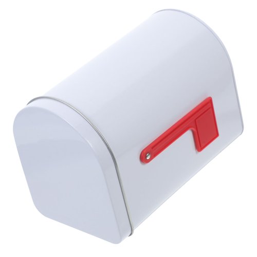 OUNONA and Girls Mailbox Toy Tinplate Present Box DIY Santa Mailbox Versatile Decorative Storage