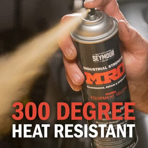 Seymour 620-1415 MRO High Solids Gloss Black Spray Paint 16 oz - Pack of 1