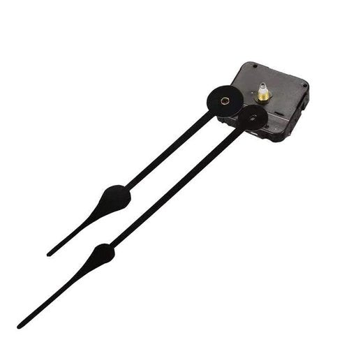High Torque I Shaft Hands Quartz DIY Wall Clock Movement Mechanism with 9.1 Inch Long Spade Hand Battery Operated Repair Parts Replacement, 3/10 in Max Dial Thickness, 4/5 in Total Length