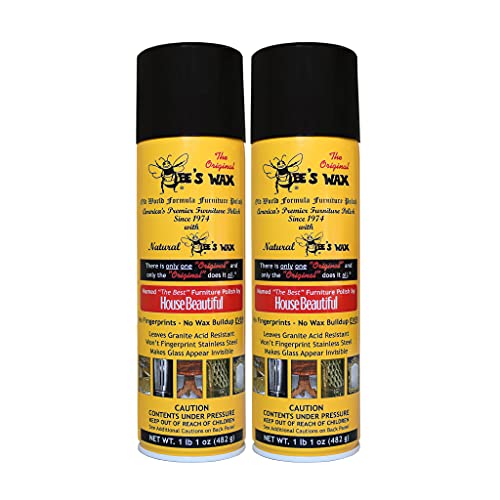 The Original Bee's Wax Old World Formula Furniture Polish - 17 oz Pack of 2