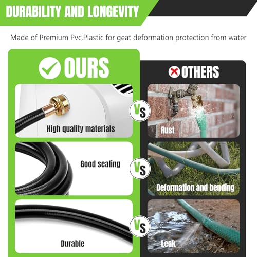 5FT Leakproof Dehumidifier Drain Hose with 3/4 Inch FHT Rustproof