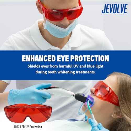 1 PC Red Protective Glasses by JEVOLVE ? Stylish, Durable Safety Eyewear for DIY Projects, Sports, Outdoor Activities, Driving, and Fashion ? Comfortable & Impact-Resistant Design