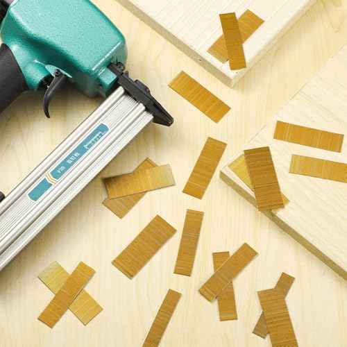 23 Gauge Pin Nails Headless Pins Nails 7 Sizes Assorted Galvanized Brad Nailer 2/5 Inch to 1 Inch for Molding Cabinetry Building Assembly, 3500 Pieces(Copper)