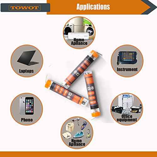 TOWOT Solder Wire with Rosin Core 3 PCS (1.2 mm/1.0 mm/0.8 mm) 10 g Tin Lead Rosin Core Flux Iron Welding Tool for Electrical Soldering