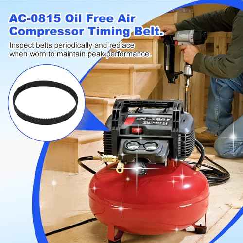 AC-0815 Air Compressor Replacement Belts£¬Compatible with Craftsman,also for DeWalt Oil Free Air Compressor£¬Part Numbers CAC-1311, CAC-1342