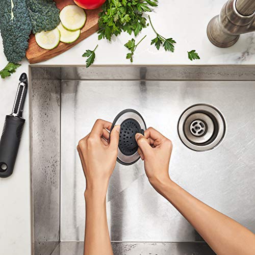 OXO Good Grips 2-In-1 Sink Strainer and Stopper - Kitchen Drain Solution
