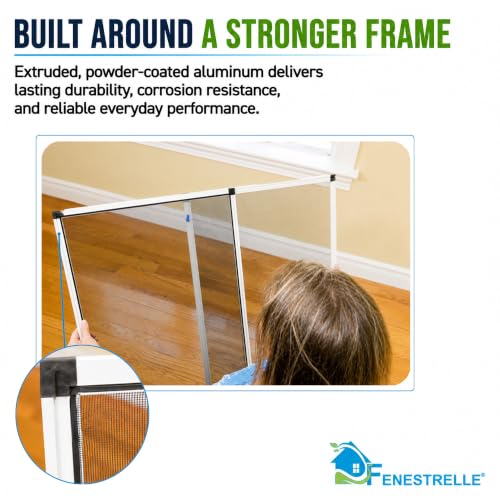 Fenestrelle Expandable Window Screen 15" H x 21-40" W - Medium 2-Pack