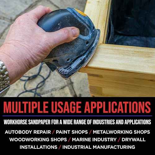 Premium 5-Hole Pattern Mouse Detail Sander Sandpaper Sheets, 160 Disc Variety Pack, Grits 40, 60, 80, 100, 120, 150, 180, 220, 320, 400, 600, 800 - Hook & Loop - Woodworking Furniture