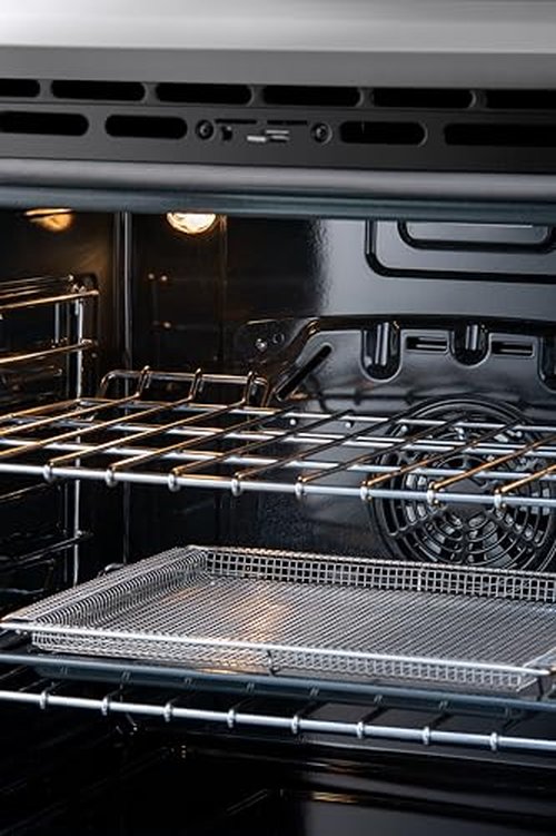 Kenmore 22-96853 5.6 cu. ft. Front-Control 4 Induction Element Electric Range Stove with Dual Ring Elements, Self-Clean Oven, Precision Set Controls