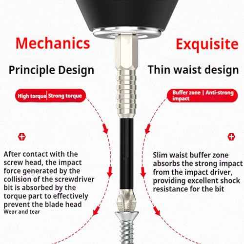 High Magnetic Screwdriver Drill Bit Set - With Magnetizer K5 Impact Resistant Non Slip Bit, Universal Anti-Slip Magnetic Electric Screwdriver Set, 25 50 65 70 75 90 100 120 150mm (9Pcs)