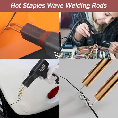 DLronwey 2 Styles Plastic Welding Staples Pack of 1000 - Auto, Decoration, Toy & Repair