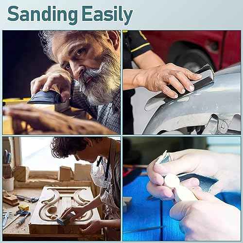 72PCS Sand Paper, Wet Dry Sandpaper Assortment Pack, Assorted for Wood Furniture Metal Finishing and Automotive Polishing, 400/600/800/1000/1200/1500/2000/2500/3000 Grit, 9 x 3.6 Inch
