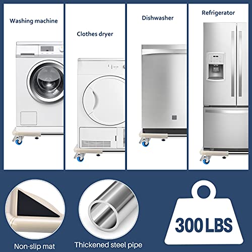 SPACECARE Mini Fridge Stand Mobile Roller, Adjustable18.5-27''- Off