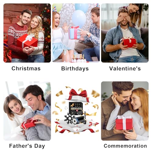 Christmas Stocking Stuffers Gifts for Adults Men Dad, Universal Socket Tools & Snowflake Tool, White Elephant Christmas Gifts for Who Have Everything Dad Boyfriend Husband Tools for Cool Gadgets