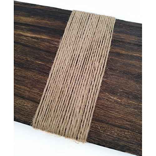 Quotidian Brown Natural 3 ply Jute Jute Twine Rolls 1/12" (0.2cm) 1000 Feet - Wrapping Picture Hanging Gardening