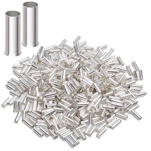 XHF 1000 PCS AWG 18/1.0mm©÷ Non Insulated Wire Ferrules Crimper Plier Insulated Crimp Pin Terminal Cord End Terminals