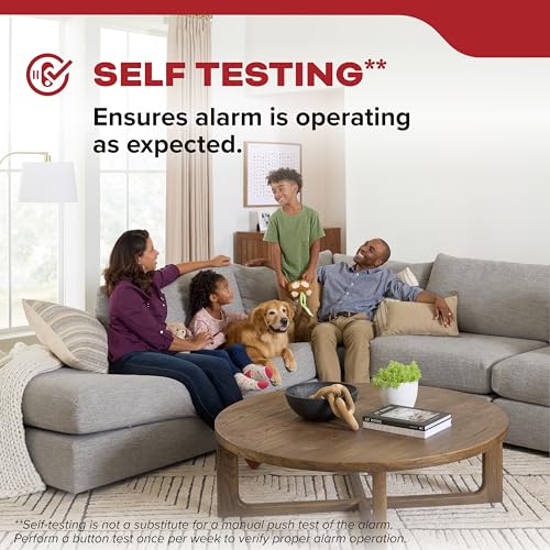 Kidde 10SDR Compact Smoke Detector with 2 AA Batteries - 10th Edition Pack