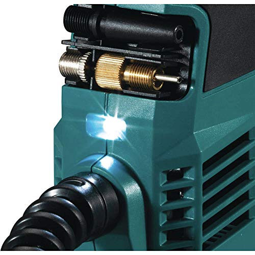 Makita DMP180ZX 18V LXT Cordless Inflator Tool Only - Teal with Accessories