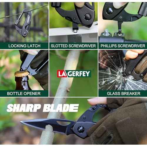 Gifts for Men Dad Husband - Birthday Gifts for Man, Keychain Multitool Gift - Stocking Stuffers for Men, Mens Stocking Stuffers, Men¡¯s Gift for Christmas - Gadgets for Camping Hiking