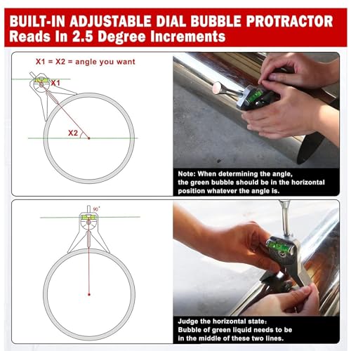 Pipe Center Finder, Stainless Steel Safety Marker Centering Tool