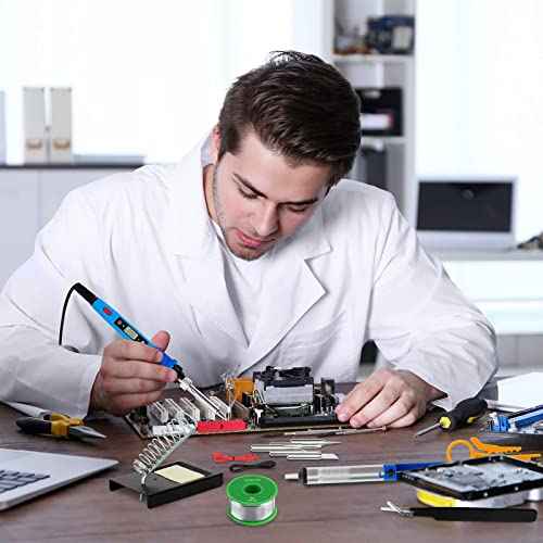 Soldering Iron Kit, 80W 110V Upgraded Digital Electric Solder Irons, with LCD Display, 39-in-1 Adjustable Temperature Welding Tool for Metal, Jewelry Electrical Repairs, DIY