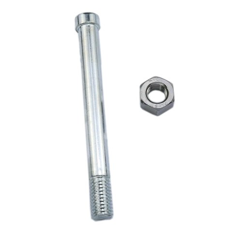 Meuey Lyot Revolving Handles Lathe Crank Handle Trailer Jack Handle M10 Thread Handle Grips Crank Hand Wheel with Nuts -2PCS