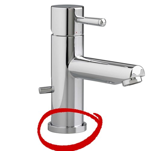 Faucet Base Ring Round Sink O-Ring (54mm / 33mm) Tap Hole Cover Escutcheon Flange Plate Washer