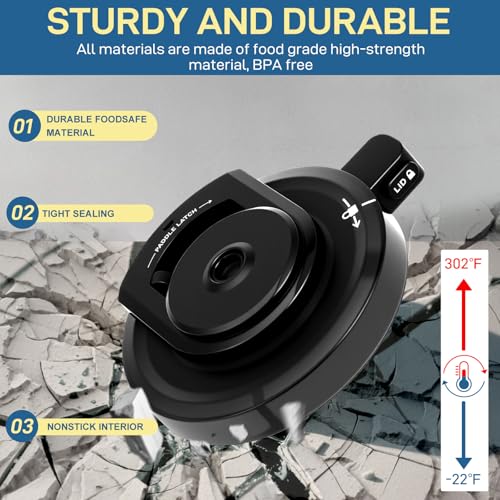 NC300 LID Outer Bowl Lid for Ninja Creami — ChamThingzeal Replacement, NC299/NC301 Series