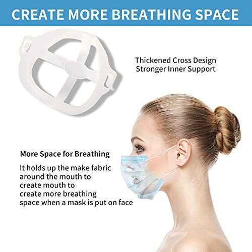 16Pcs Face Bracket for Mask -3D Mask Bracket -Face Mask Internal Support Frame, More Space for Comfortable Breathing, Lipstick Protector £¬Washable Reusable